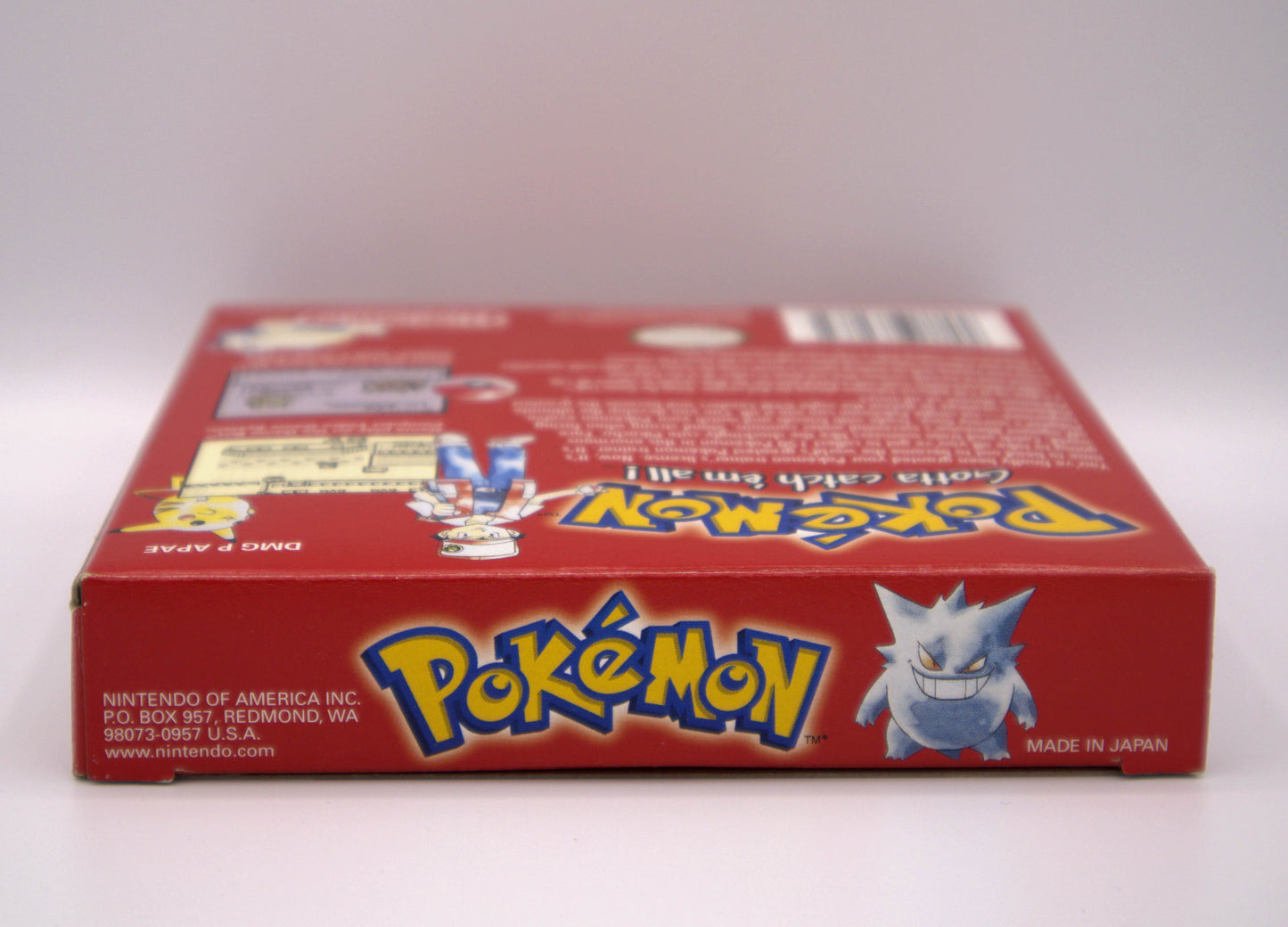 1998 EN Pokemon Red Edition Boxed 1st Edition Nintendo Game Boy