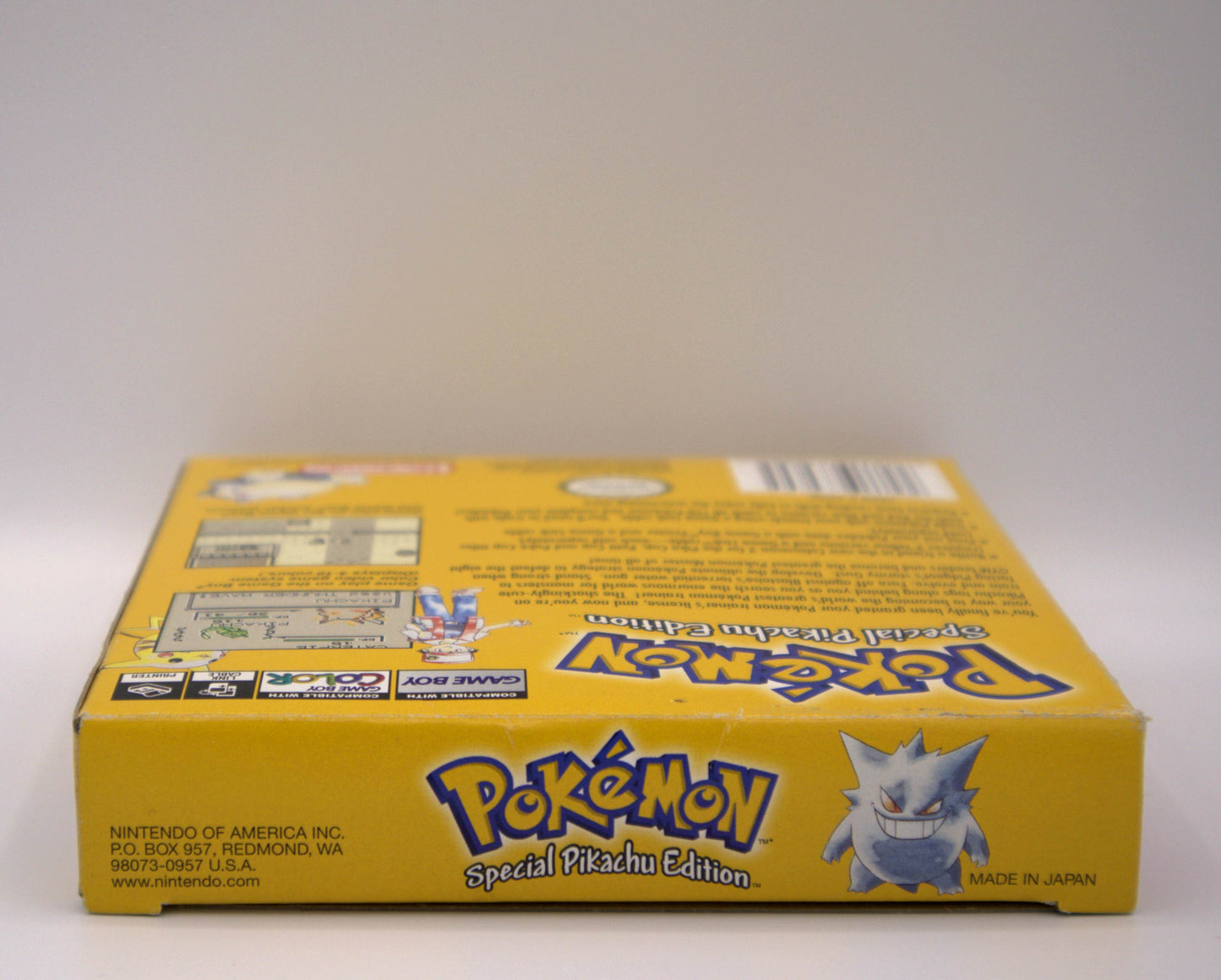 1999 EN Pokemon Yellow: Special Pikachu Edition Boxed 3rd Edition Nintendo Game Boy