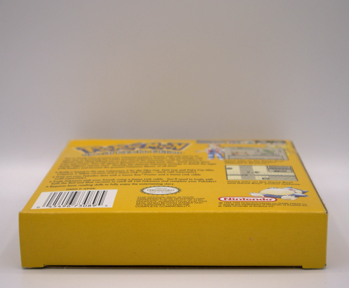 1999 EN Pokemon Yellow: Special Pikachu Edition Boxed 3rd Edition Nintendo Game Boy