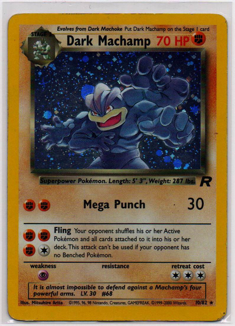 2000 EN Dark Machamp Team Rocket RAW