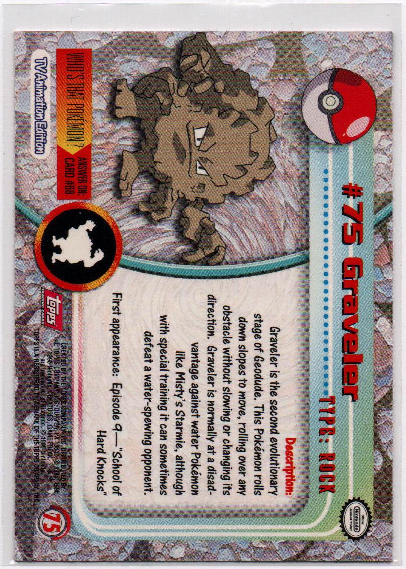 2000 EN Graveler Topps 4th Series - Red RAW