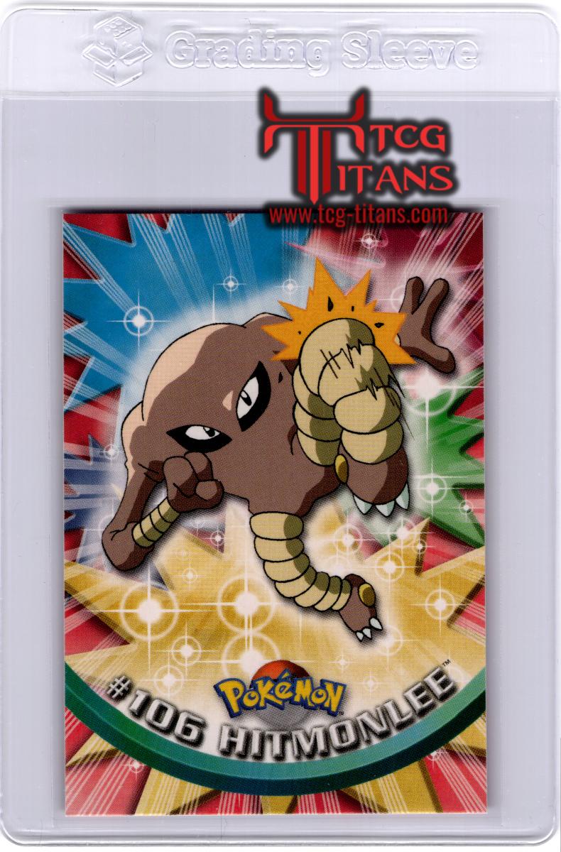 2000 EN Hitmonlee Topps 1st Series - Blue RAW