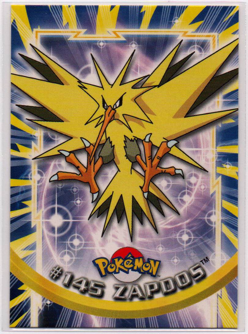 2000 EN Zapdos Topps 1st series - Blue RAW