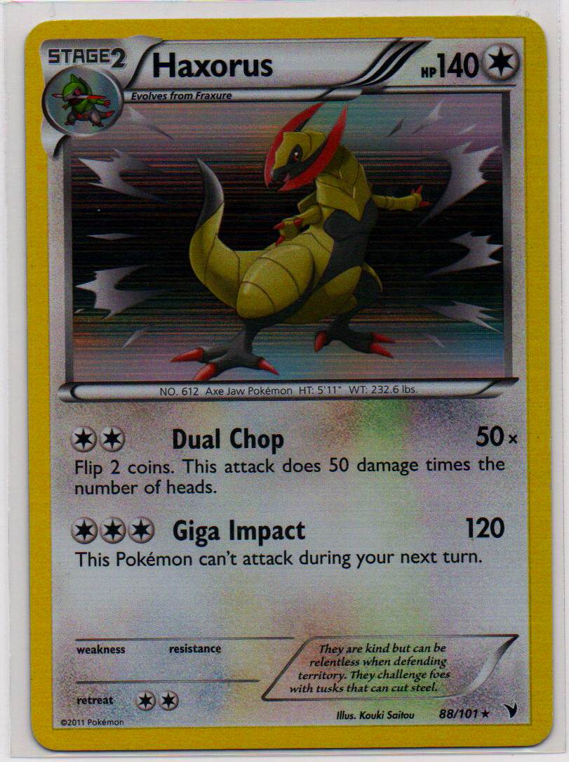 2011 EN Haxorus Noble Victories RAW
