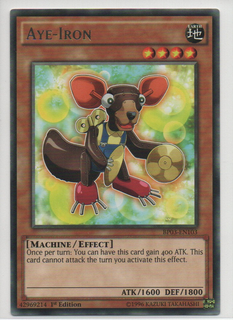 2014 English Aye-Iron Battle Pack 3: Monster League Raw Cards