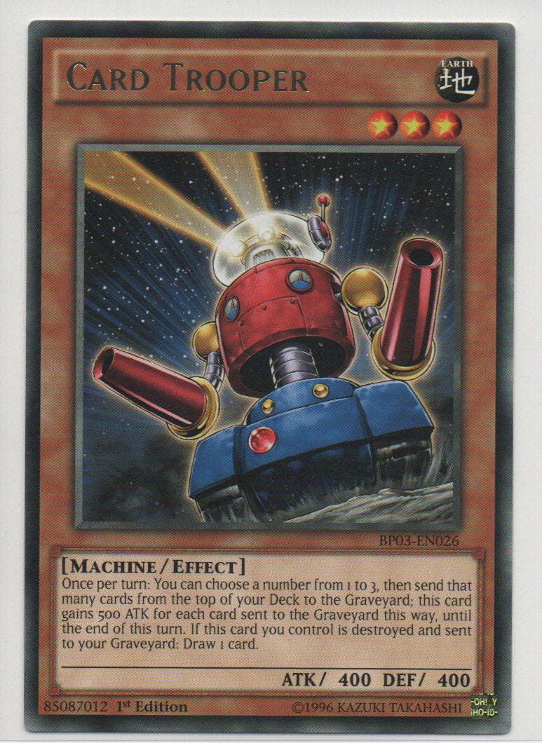 2014 English Card Trooper Battle Pack 3: Monster League Raw Cards