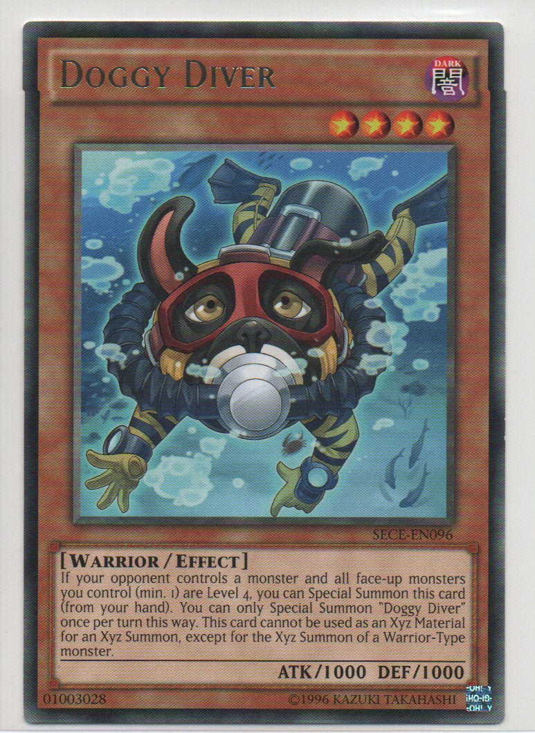 2014 English Doggy Diver Secrets of Eternity Raw Cards