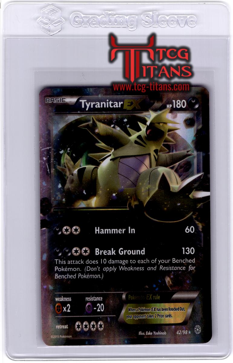 2015 EN Tyranitar EX Ancient Origins RAW