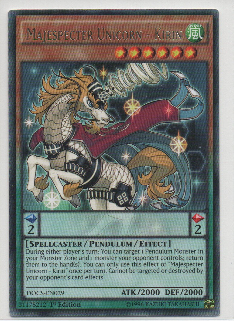2015 EN Majespecter Unicorn - Kirin Dimension Of Chaos RAW
