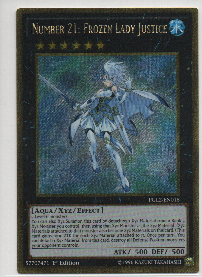 2015 EN Number 21: Frozen Lady Justice Premium Gold: Return Of The Bling RAW