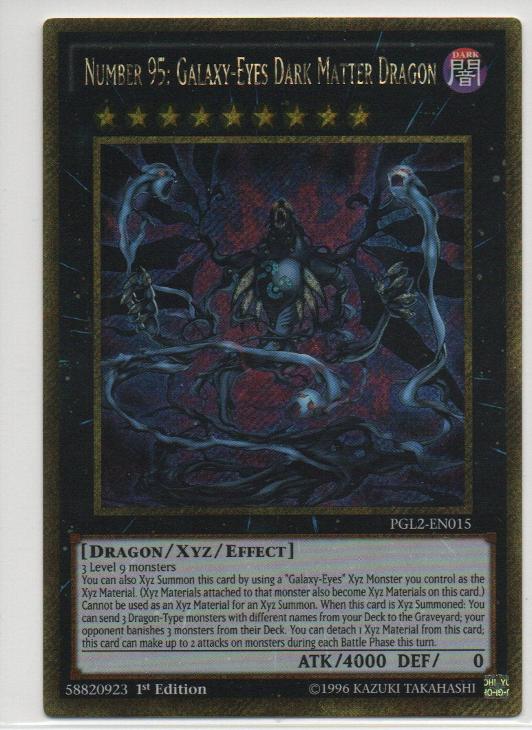 2015 EN Number 95: Galaxy-Eyes Dark Matter Dragon Premium Gold: Return Of The Bling RAW