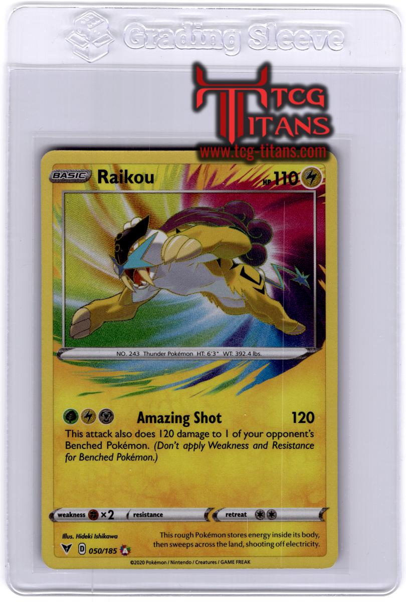 2020 EN Raikou Amazing Rare Vivid Voltage RAW
