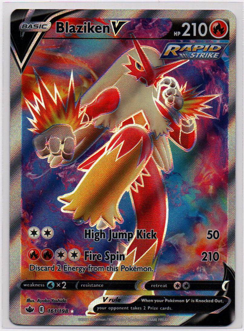 2021 EN Blaziken V Chilling Reign RAW