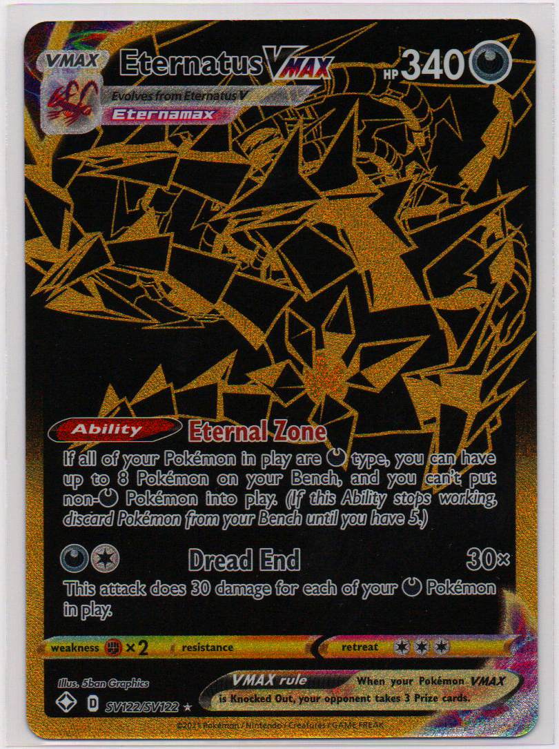 2021 EN Eternatus VMAX Shining Fates RAW