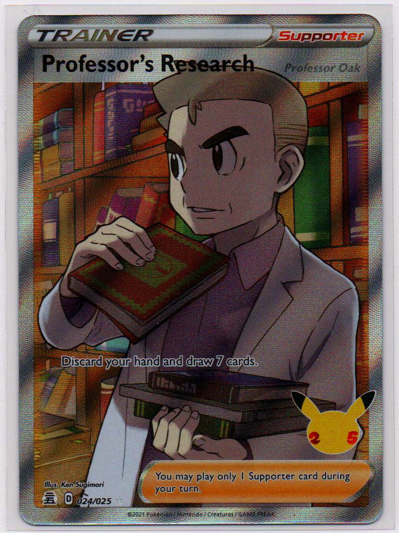 2021 EN Professor's Research - Full Art Celebrations: Classic Collection RAW