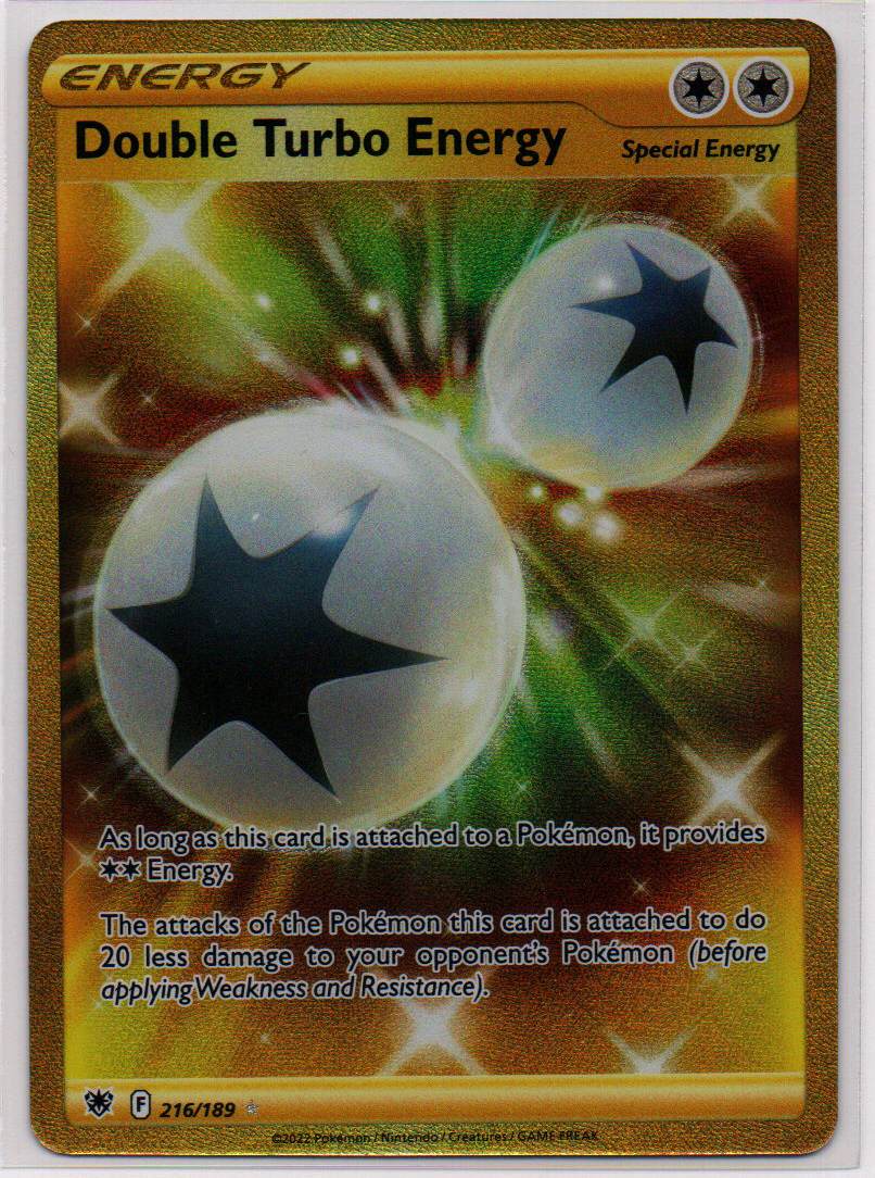 2022 EN Double Turbo Energy Hyper Rare - Gold Astral Radiance RAW