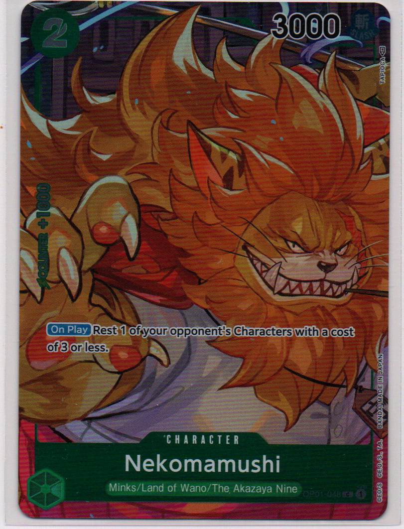 Nekomamushi OP01-048 C Parallel ROMANCE DAWN One Piece Card Game - Foto 2