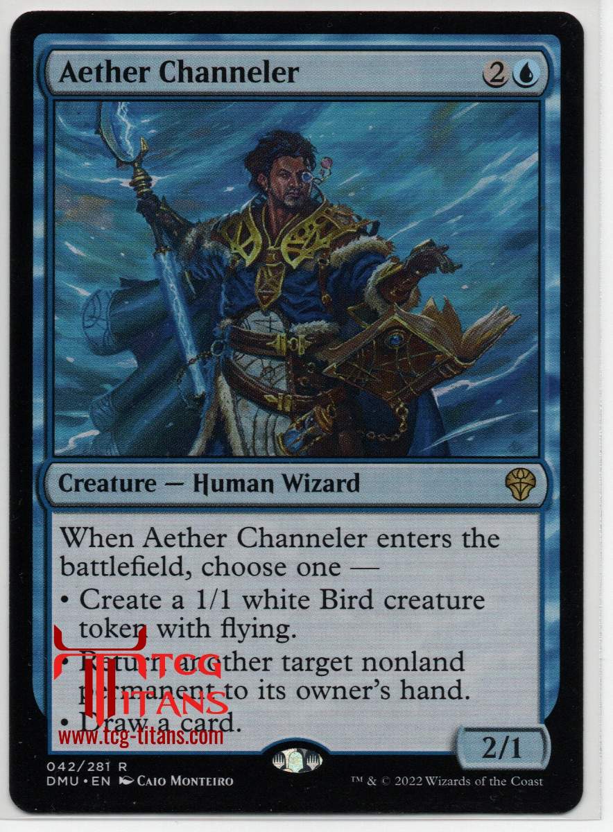 2022 English Aether Channeler Dominaria United Raw Card