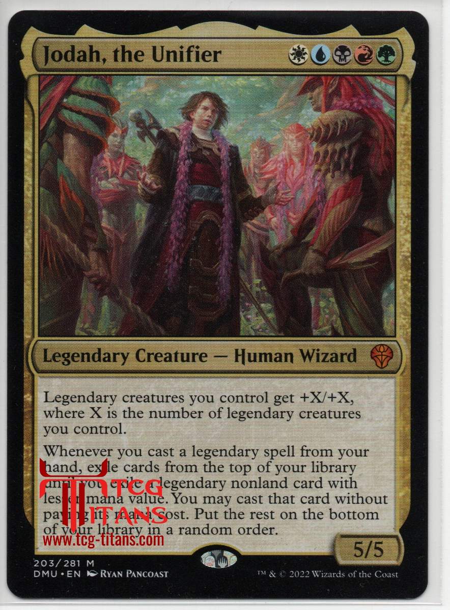 2022 English Jodah, The Unifier Dominaria United Raw Card