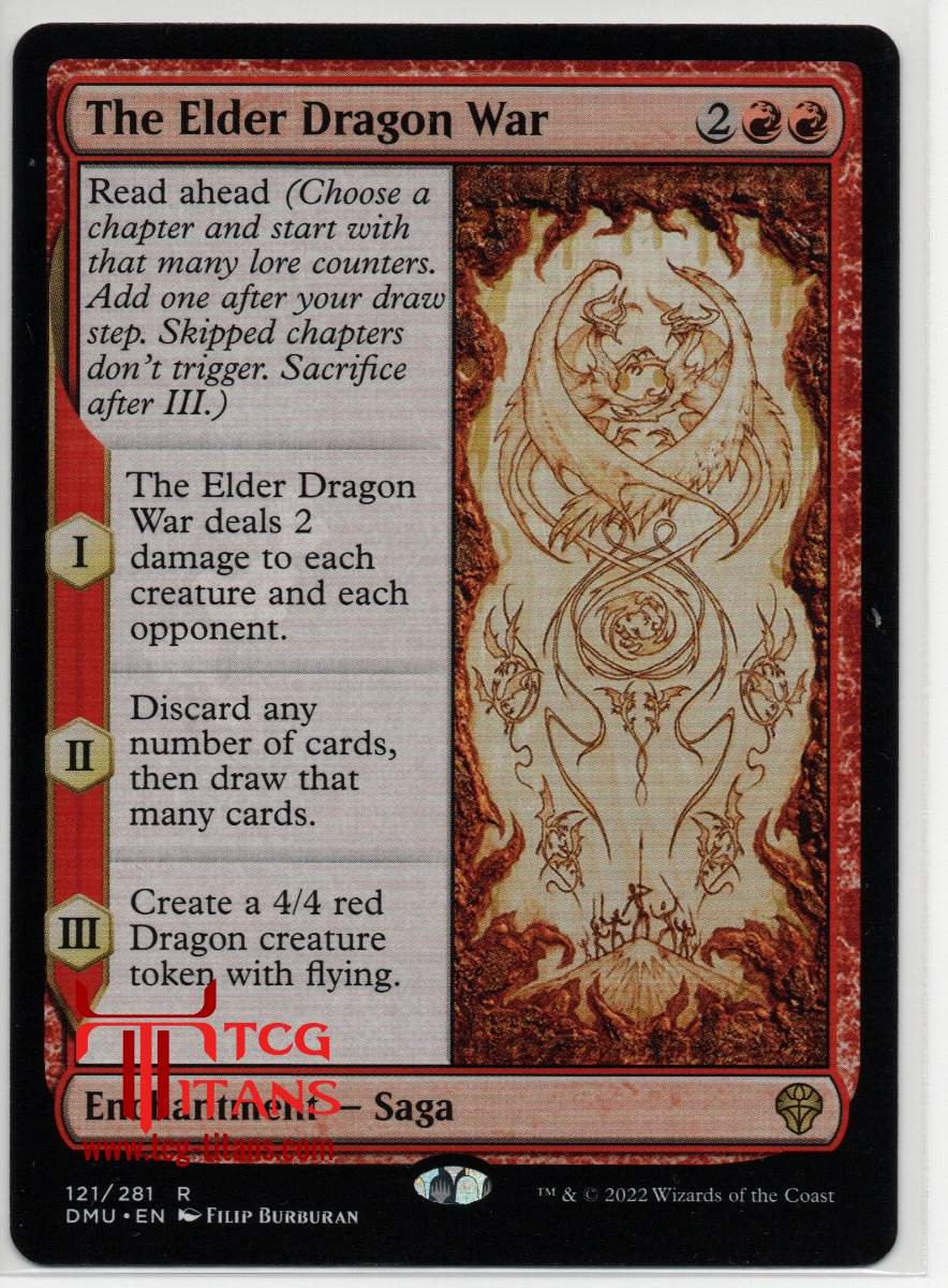 2022 English The Elder Dragon War Dominaria United Raw Card