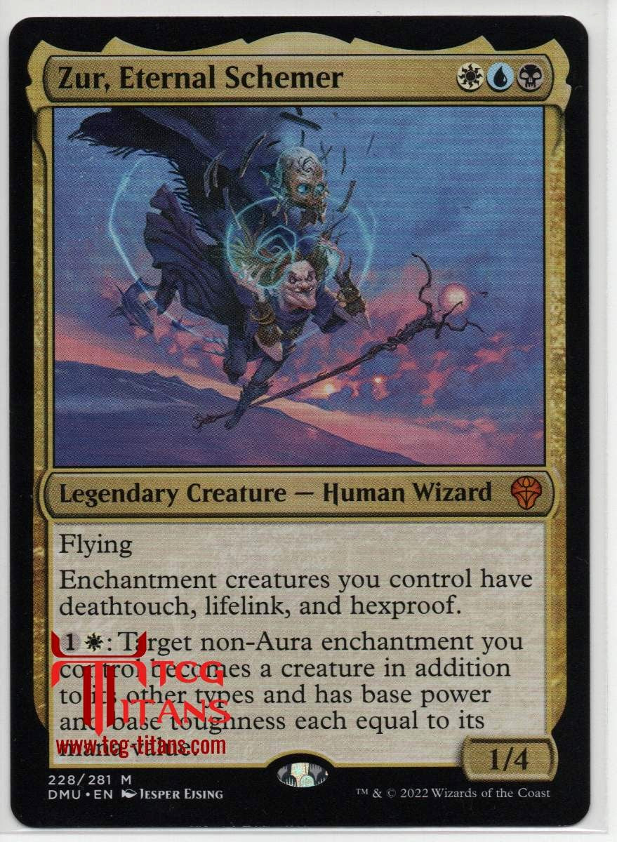 2022 English Zur, Eternal Schemer Dominaria United Raw Card
