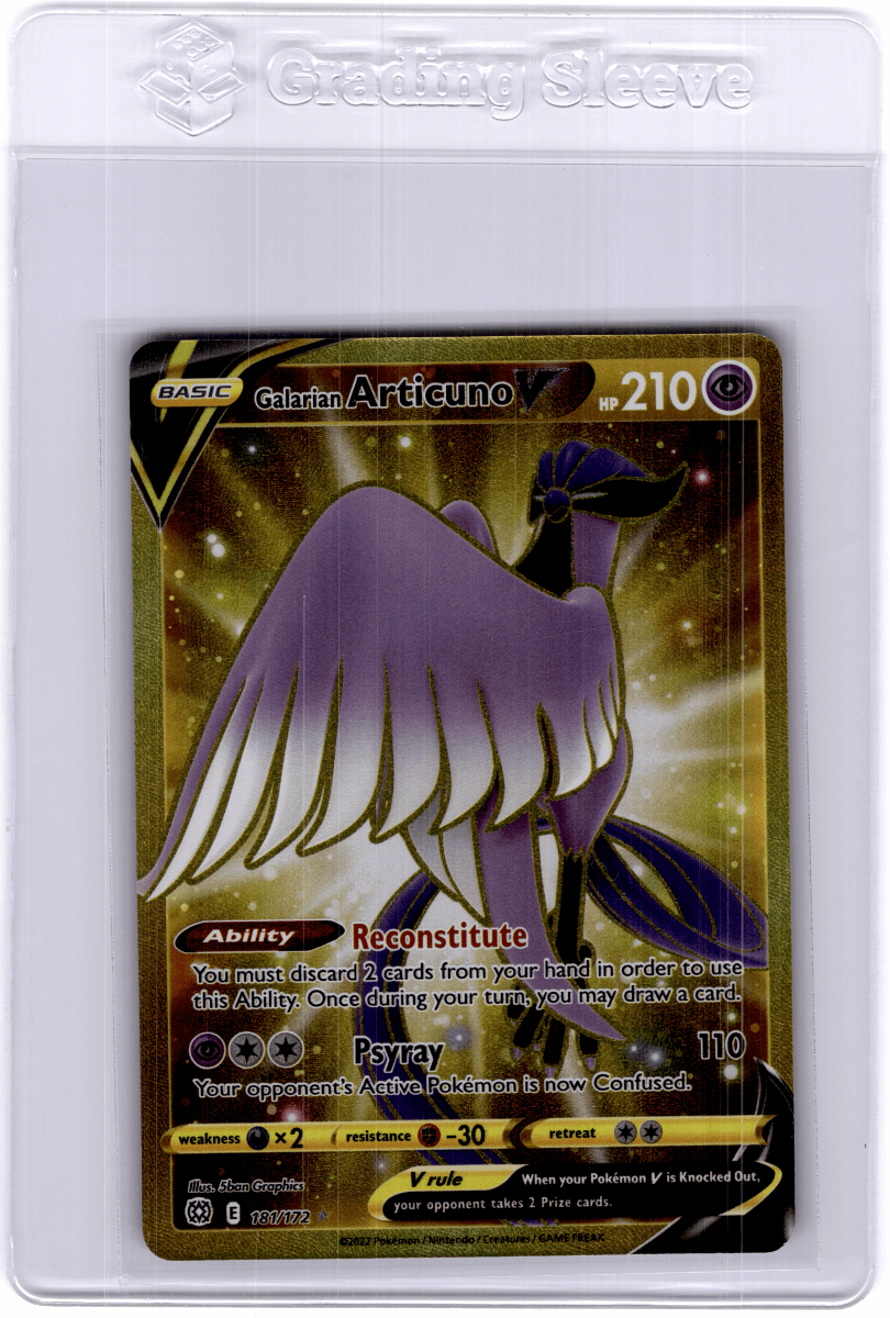2022 EN Galarian Articuno V Brilliant Stars RAW