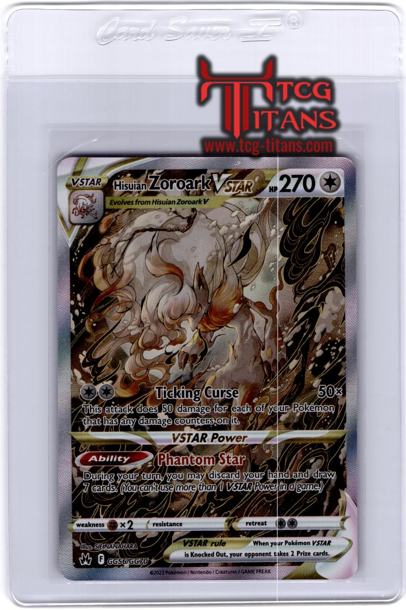 2023 EN Hisuian Zoroark VSTAR Crown Zenith RAW