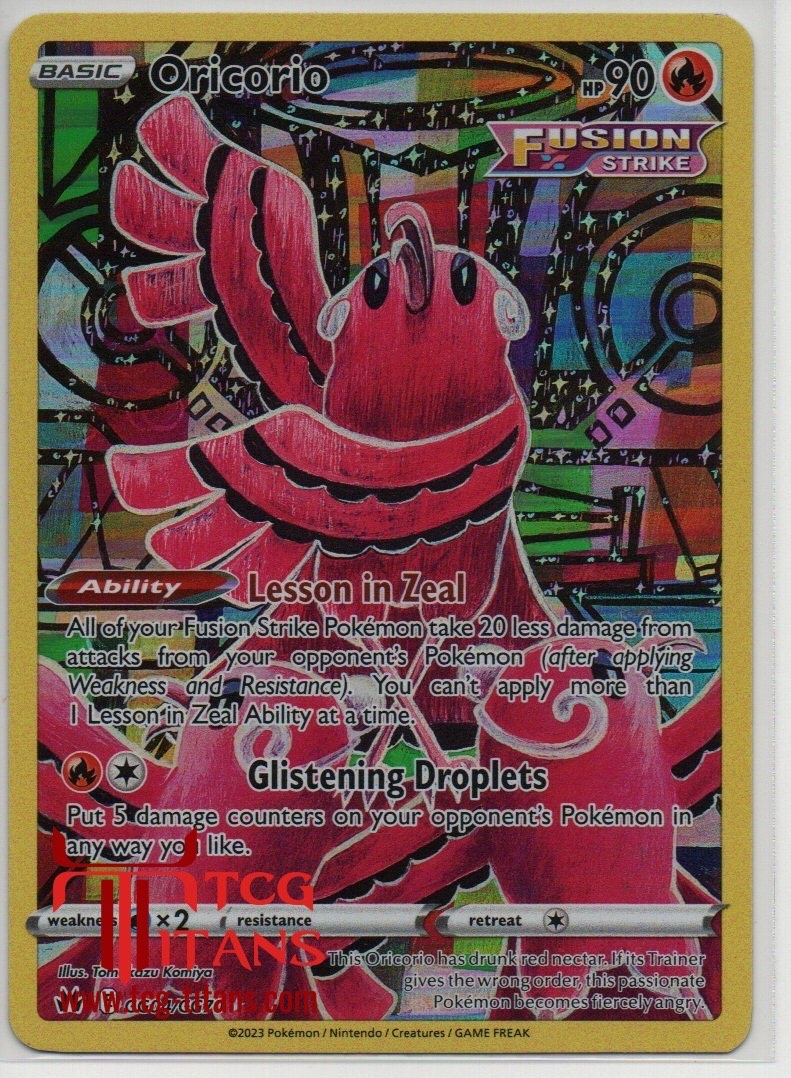 2023 EN Oricorio Crown Zenith RAW