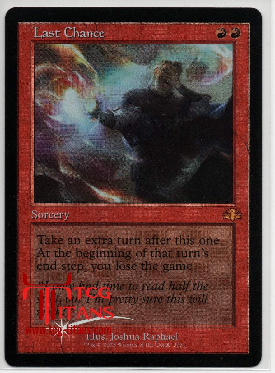 2023 English Last Chance Dominaria Remastered Raw Card
