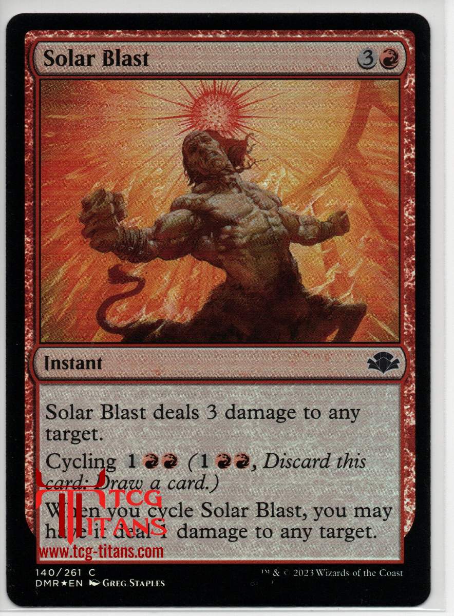 2023 English Solar Blast Dominaria Remastered Raw Card