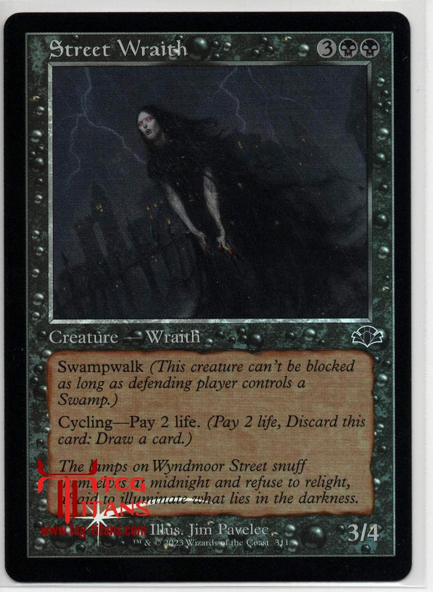 2023 English Street Wraith Dominaria Remastered Raw Card