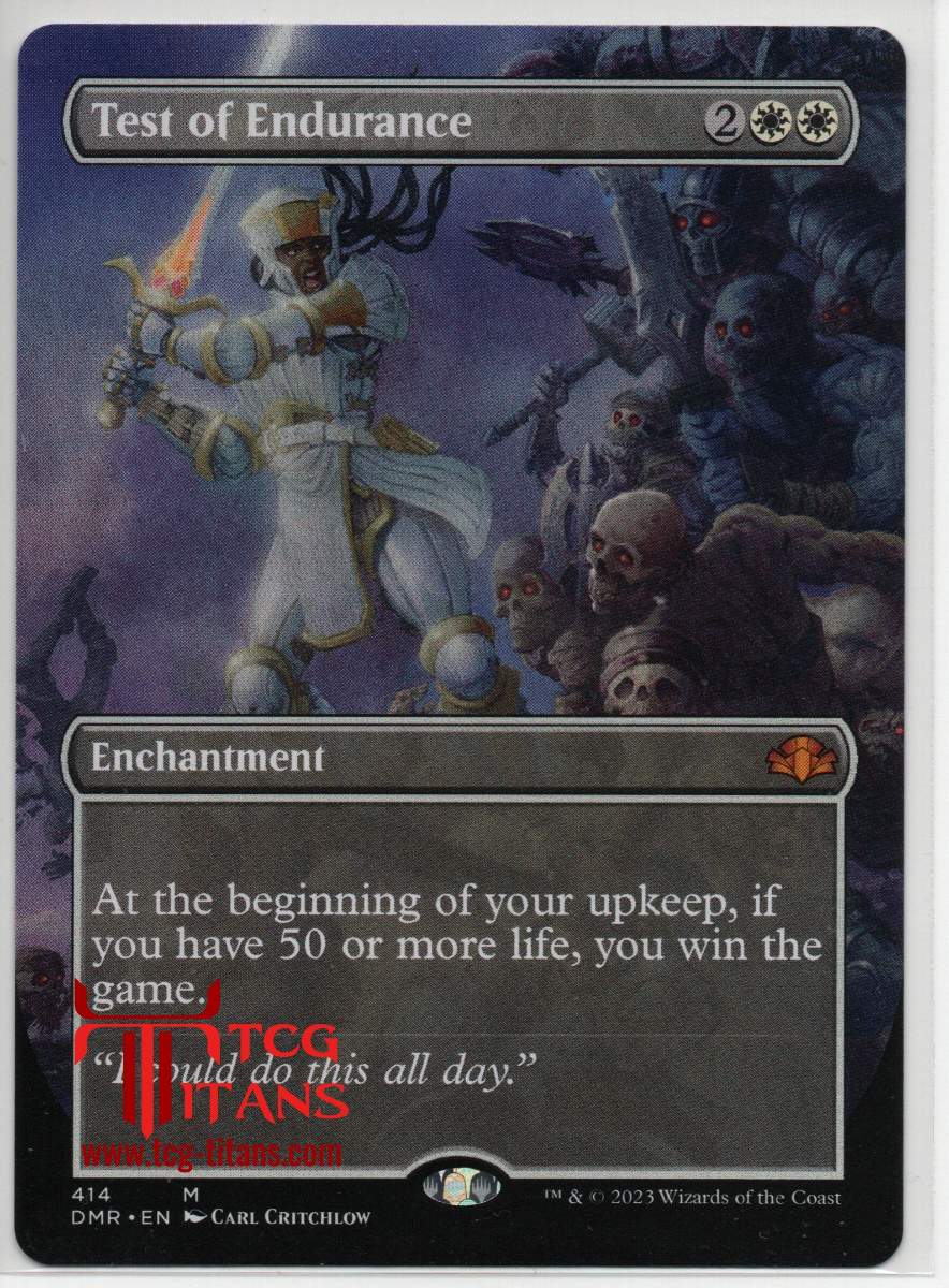 2023 English Test Of Endurance Dominaria Remastered Raw Card