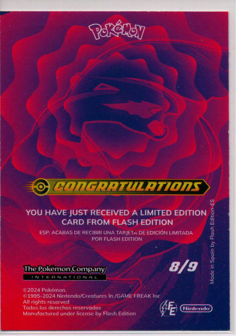 2024 EN Dark Lugia Blue Pokedex Card Vol3 Flash Edition Limited Edition RAW