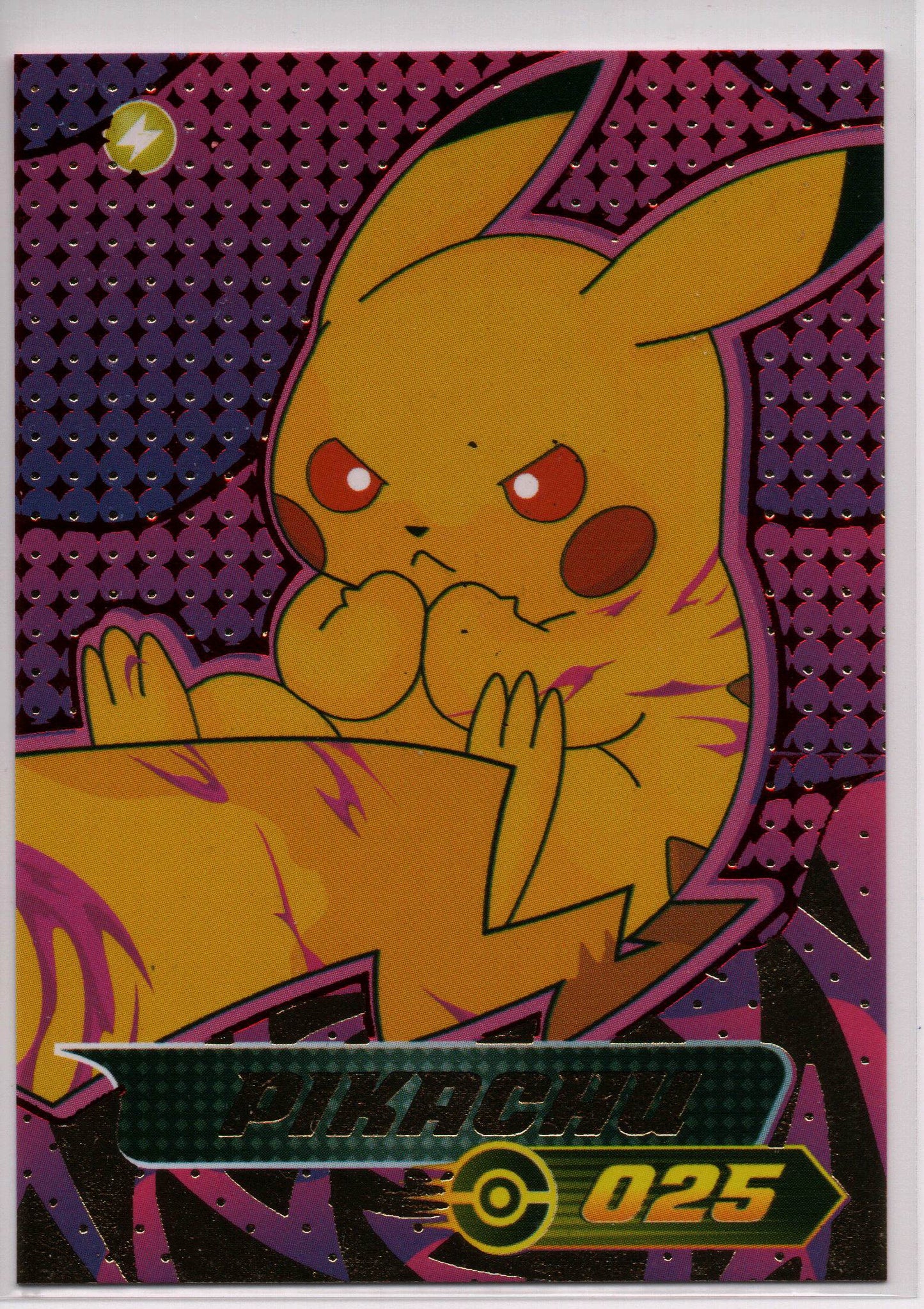 2024 EN Dark Pikachu Blue Pokedex Card Vol3 Flash Edition Limited Edition RAW
