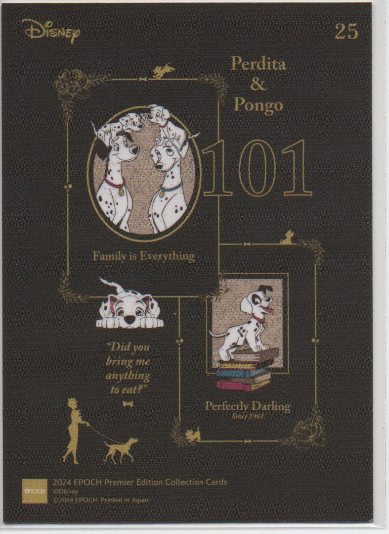 2024 English 101 Perdita & Pongo Disney Epoch RAW