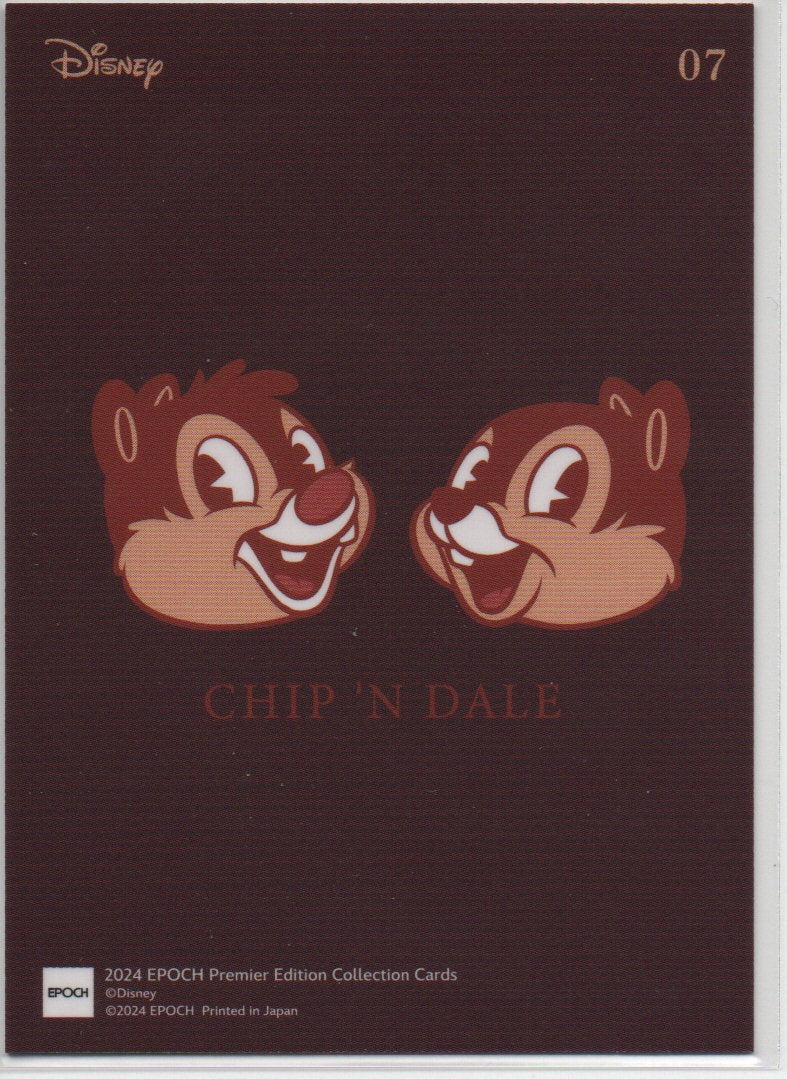 2024 English Chip 'N Dale, Feelin Fresh Disney Epoch RAW