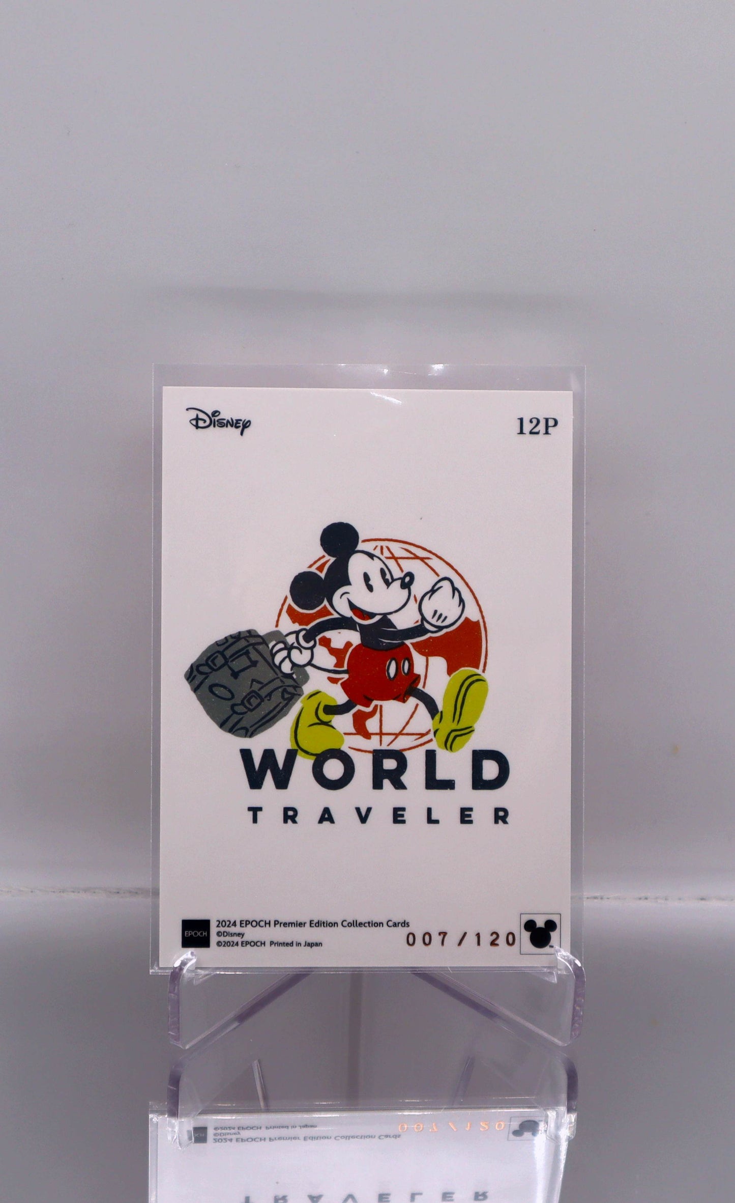 2024 EN Mickey Mouse, World Traveler (No. 007/120) Disney Epoch RAW
