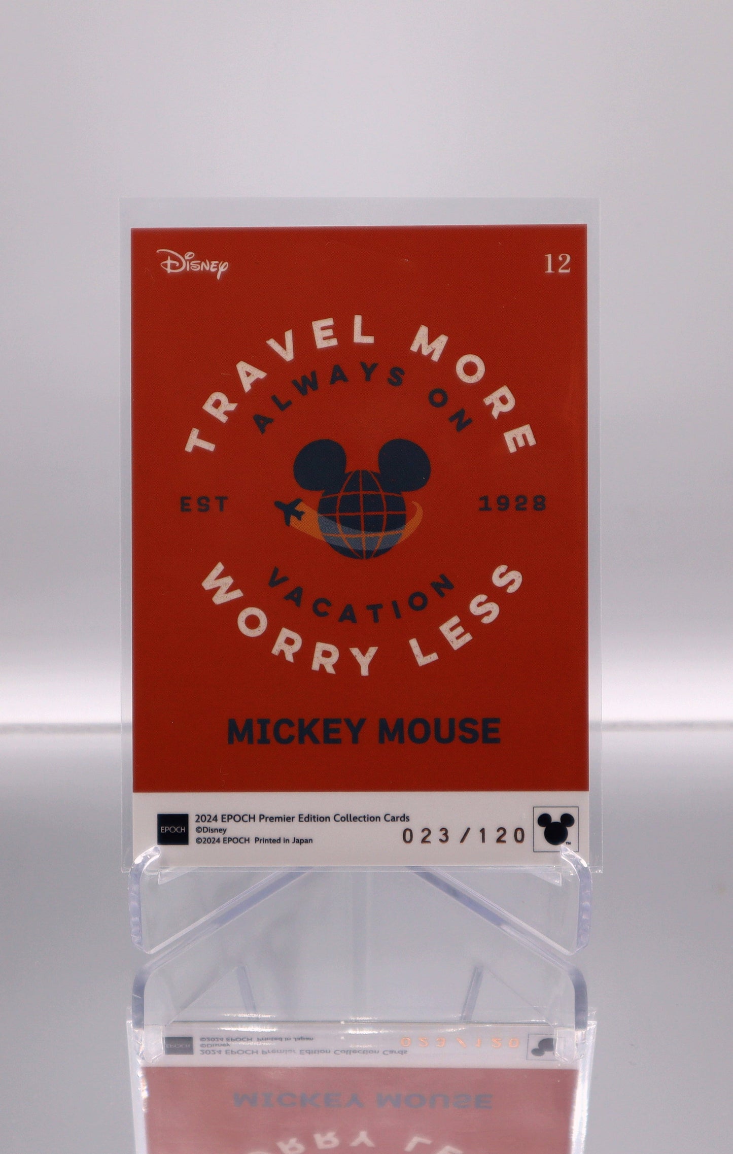 2024 EN Mickey Mouse, World Traveler (No. 023/120) Disney Epoch RAW