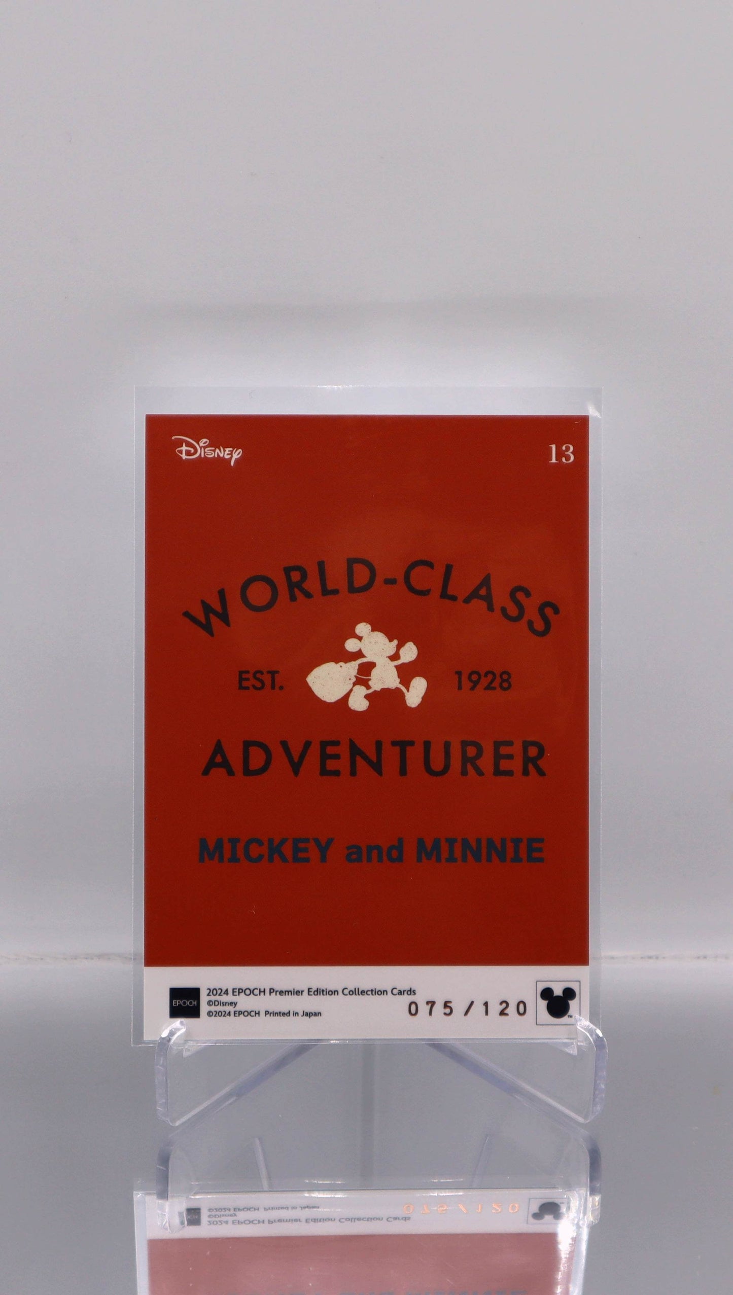 2024 EN Mickey And Minnie, Travel (No. 075/120) Disney Epoch RAW