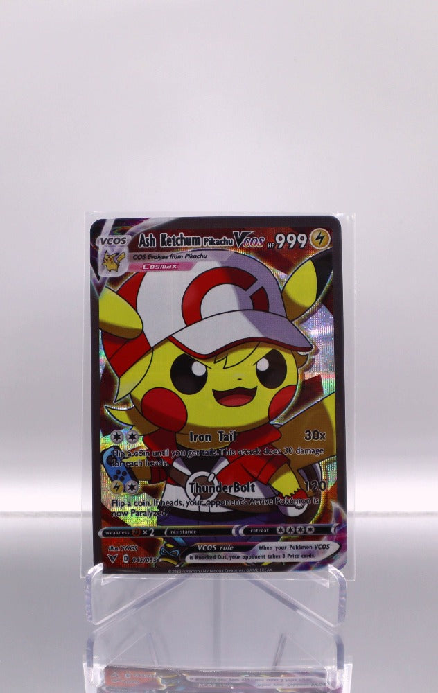 ash ketchum pokemon cards 2024 EN Ash Ketchum Pikachu Vcos Pokemon Pikachu Cosplay RAW – TCG Titans