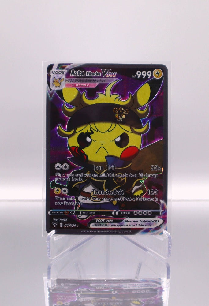 2024 EN Asta Pikachu Vcos Pokemon Pikachu Cosplay RAW