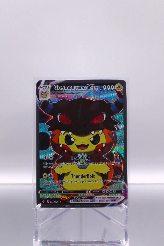 2024 EN Greymon Pikachu Vcos Pokemon Pikachu Cosplay RAW