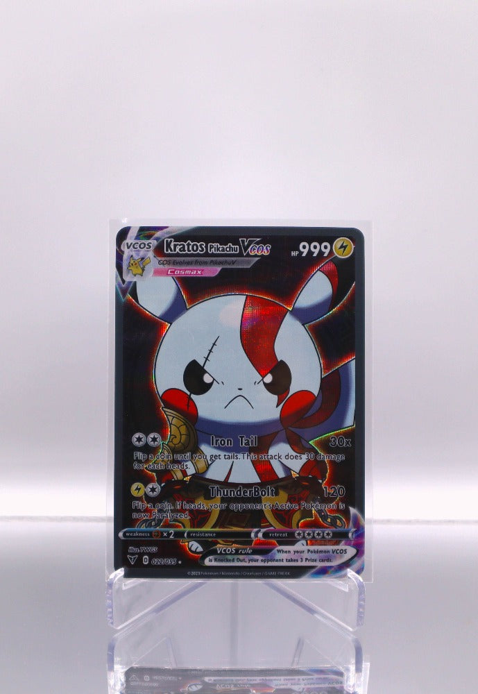 2024 EN Kratos Pikachu Vcos Pokemon Pikachu Cosplay RAW