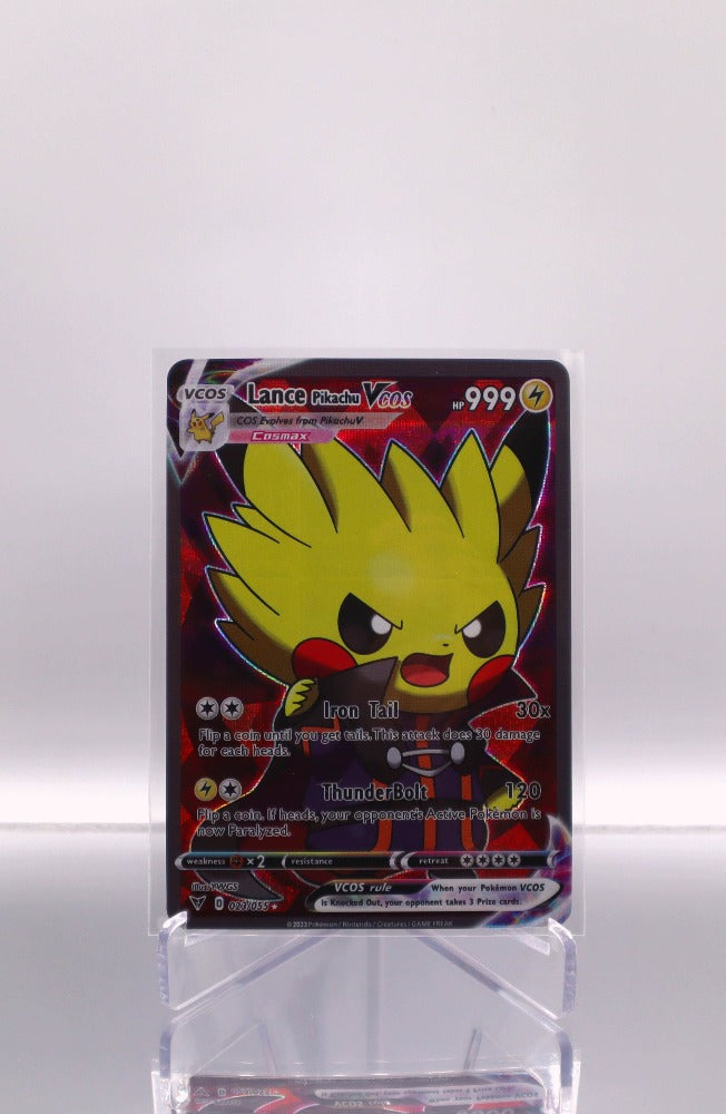 2024 EN Lance Pikachu Vcos Pokemon Pikachu Cosplay RAW