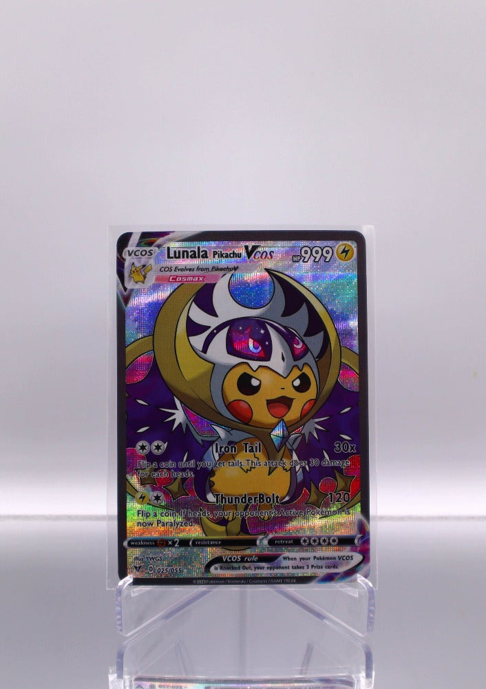 2024 EN Lunala Pikachu Vcos Pokemon Pikachu Cosplay RAW