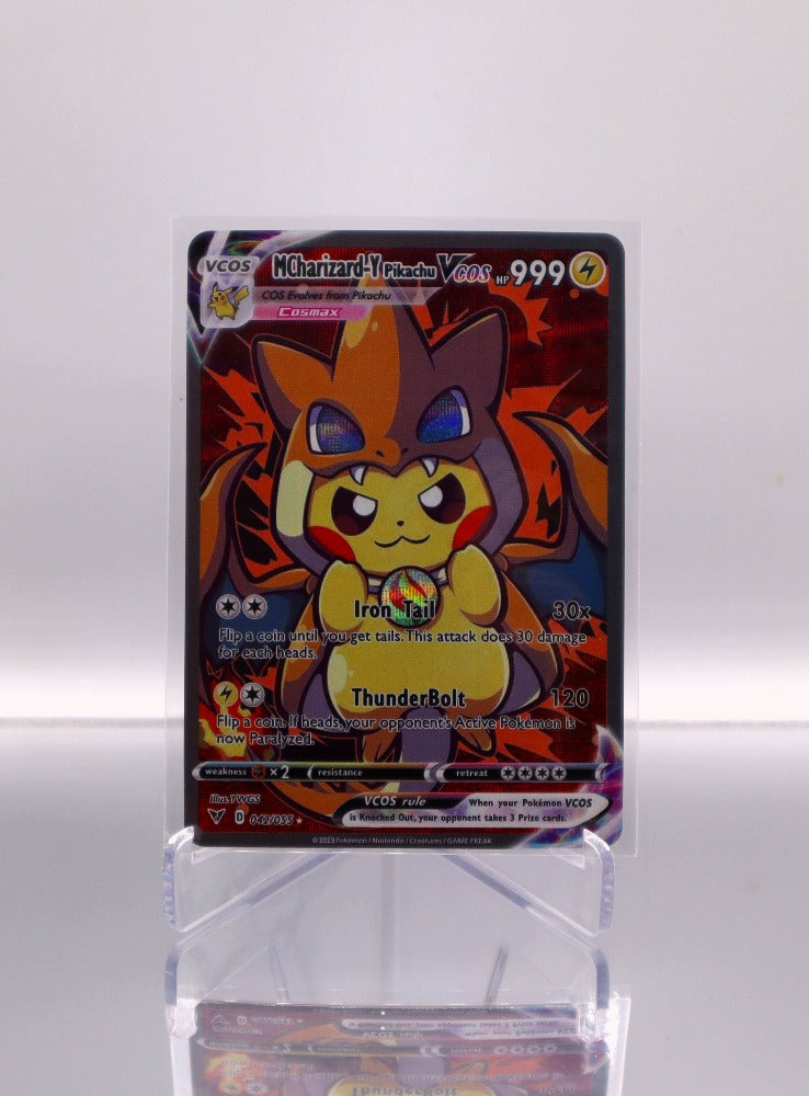 2024 EN MCharizard-Y Pikachu Vcos Pokemon Pikachu Cosplay RAW