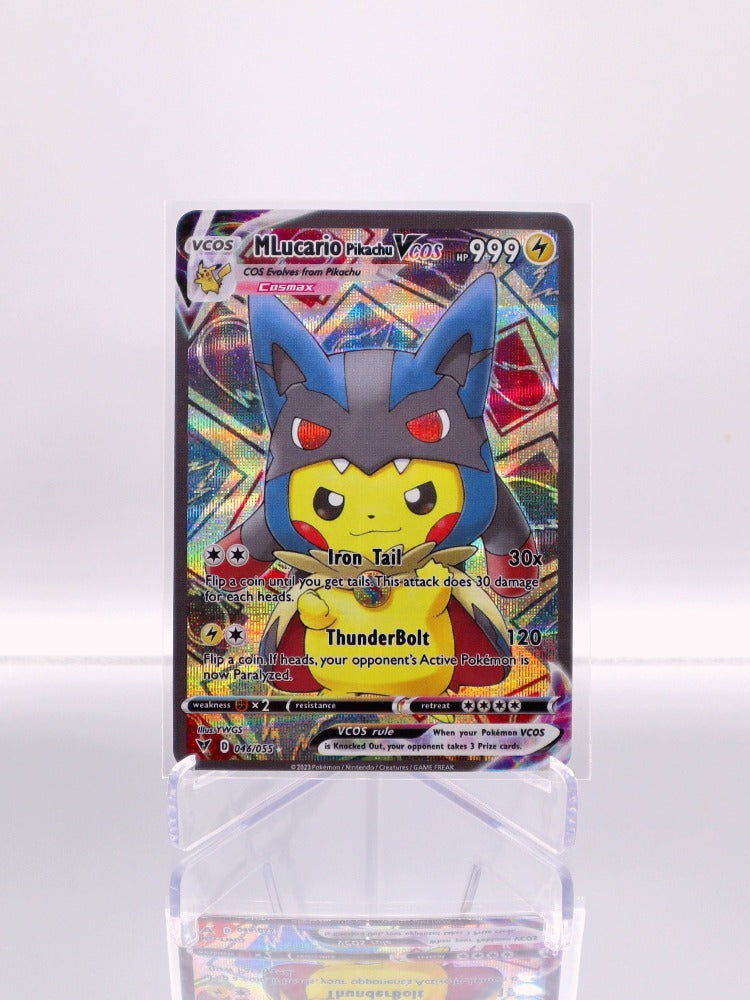 2024 EN MLucario Pikachu Vcos Pokemon Pikachu Cosplay RAW