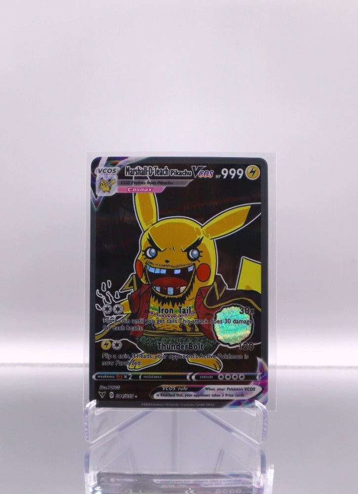 2024 EN Marshal-D-Teach Pikachu Vcos Pokemon Pikachu Cosplay RAW