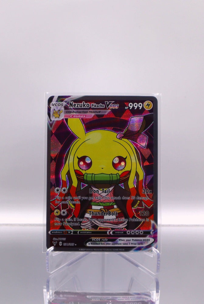 2024 EN Nezuko Pikachu Vcos Pokemon Pikachu Cosplay RAW TCG Titans 2024 EN Nezuko Pikachu Vcos Pokemon Pikachu Cosplay RAW TCG Titans