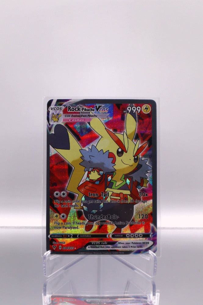 2024 EN Rock Pikachu Vcos Pokemon Pikachu Cosplay RAW TCG Titans 2024 EN Rock Pikachu Vcos Pokemon Pikachu Cosplay RAW TCG Titans